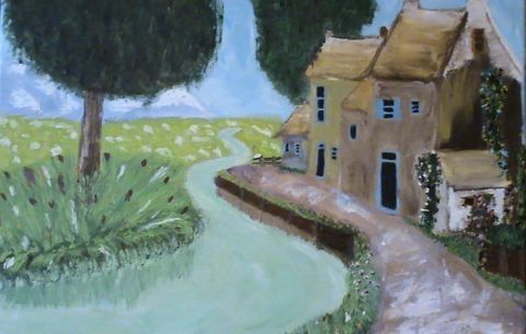 Maison au bord de l'eau